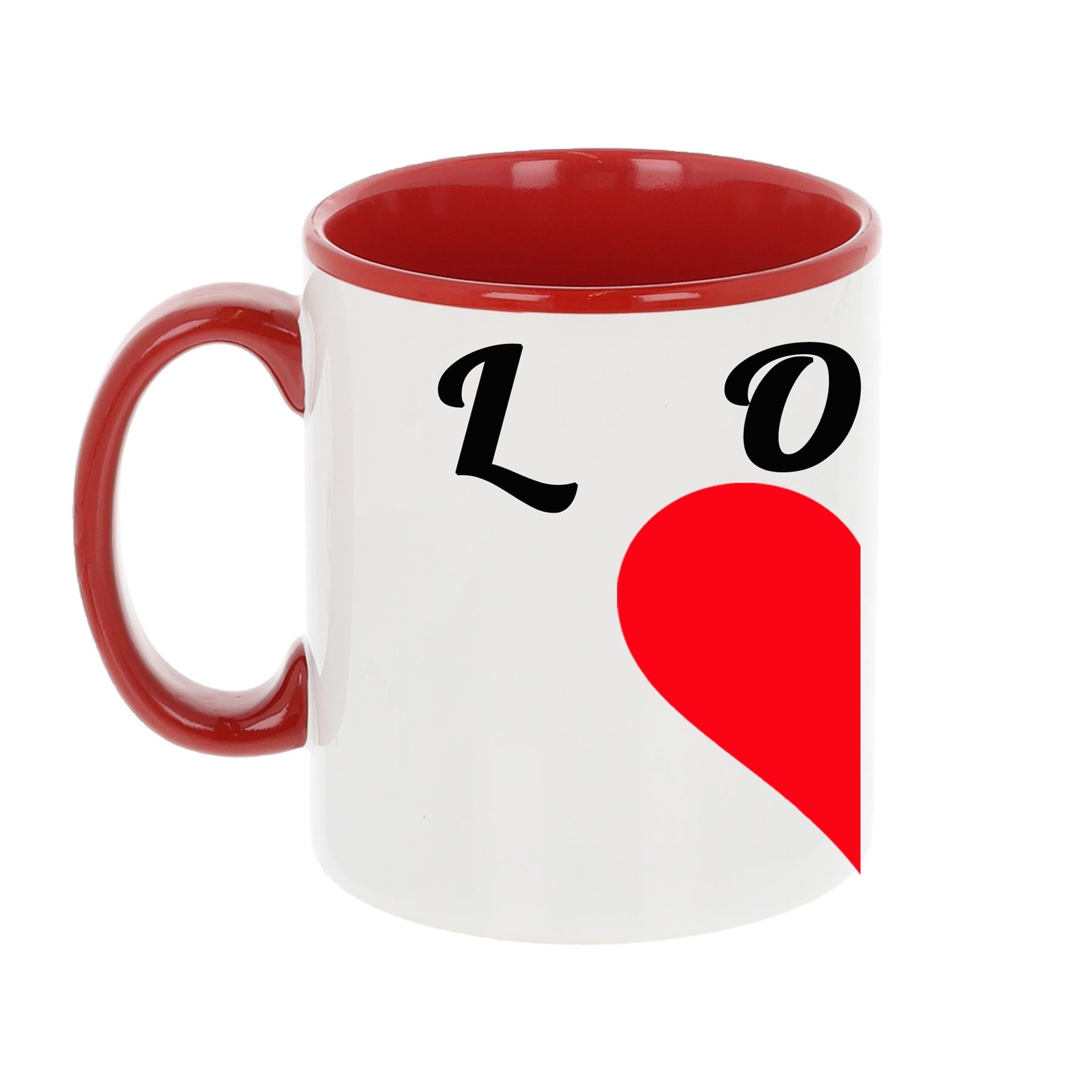 Personalised Couples Matching Heart Filled Mug Set  - Always Looking Good -   
