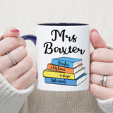 Personalised Teacher Thank You Gift Filled Mug & Coaster Set Blue  - Always Looking Good -   