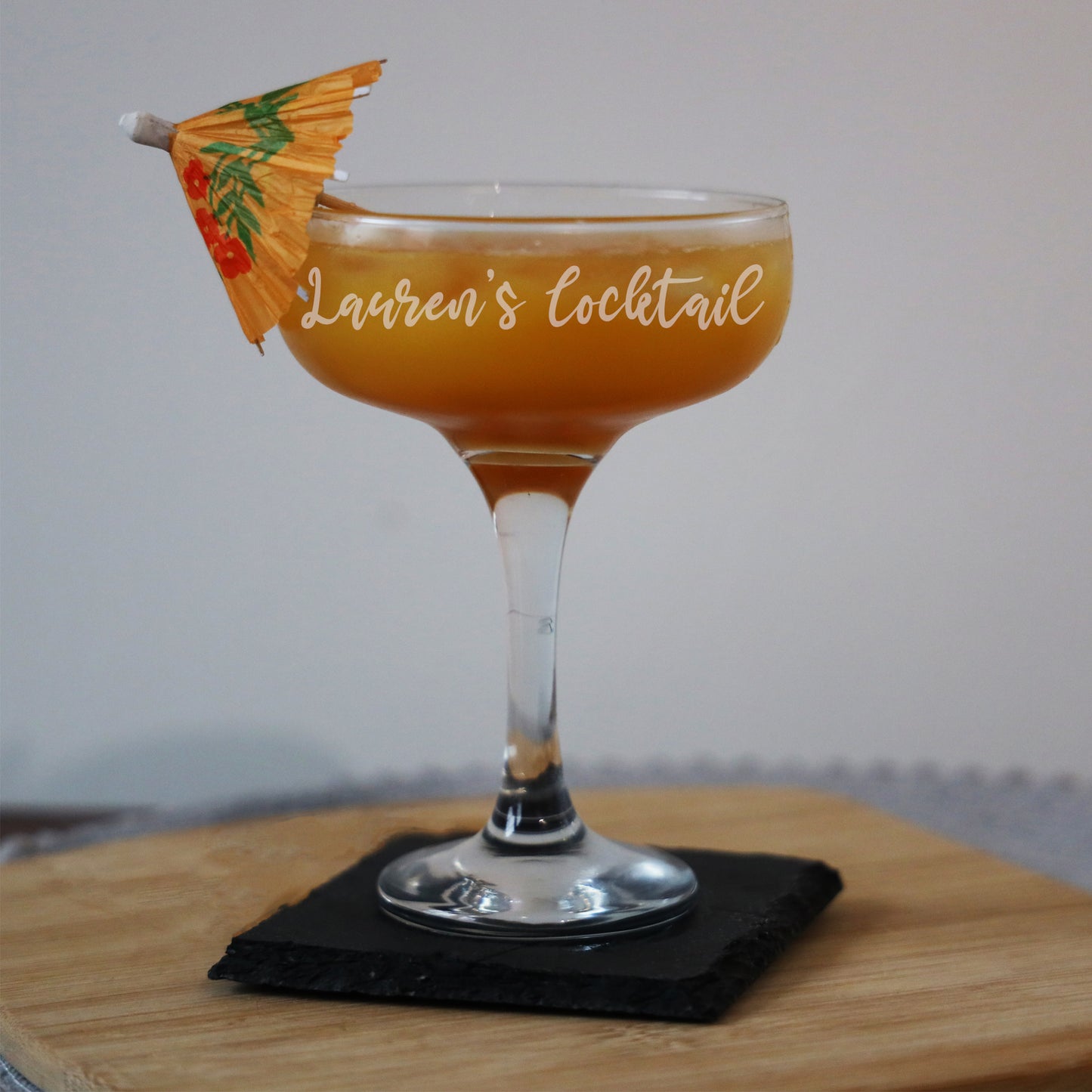 Create Your Own Personalised Engraved Champagne Saucer Glass  - Always Looking Good -   
