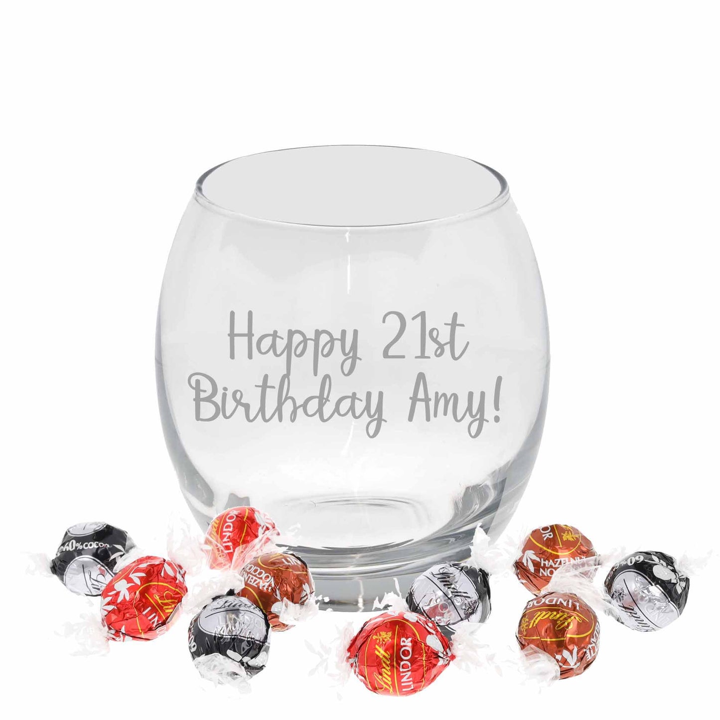 Create Your Own Personalised Engraved Tumbler Glass Small  - Always Looking Good -   