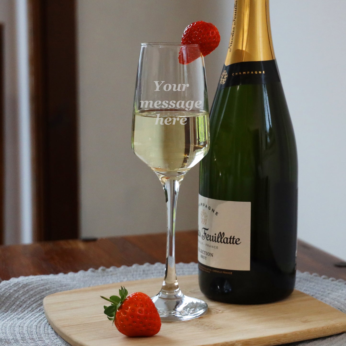 Create Your Own Tallo Personalised Engraved Champagne Flute  - Always Looking Good -   